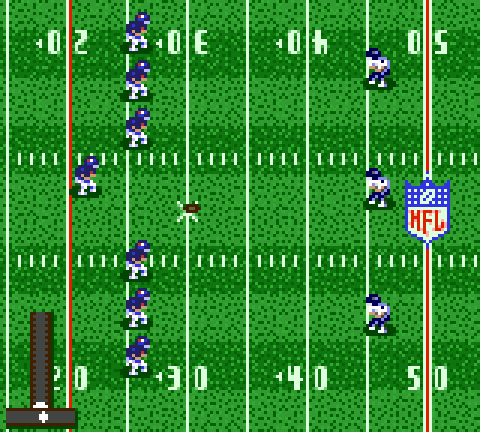 NFL Quarterback Club - Game Gear game screenshot (1995) by Acclaim